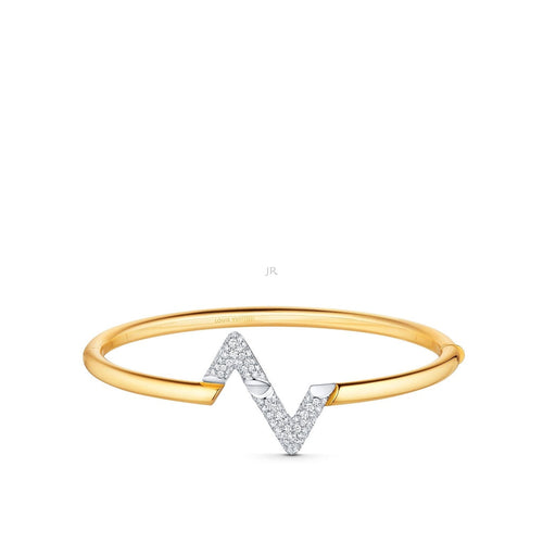 [KELA]VOLTE UPSITE DOWN GOLD DIAMOND BRACELET