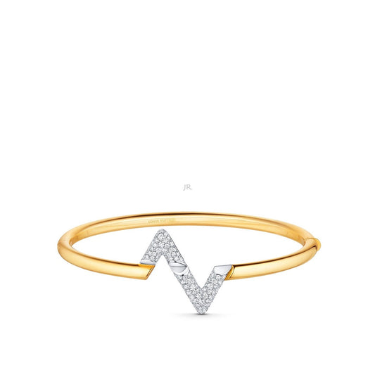 [KELA]VOLTE UPSITE DOWN GOLD DIAMOND BRACELET