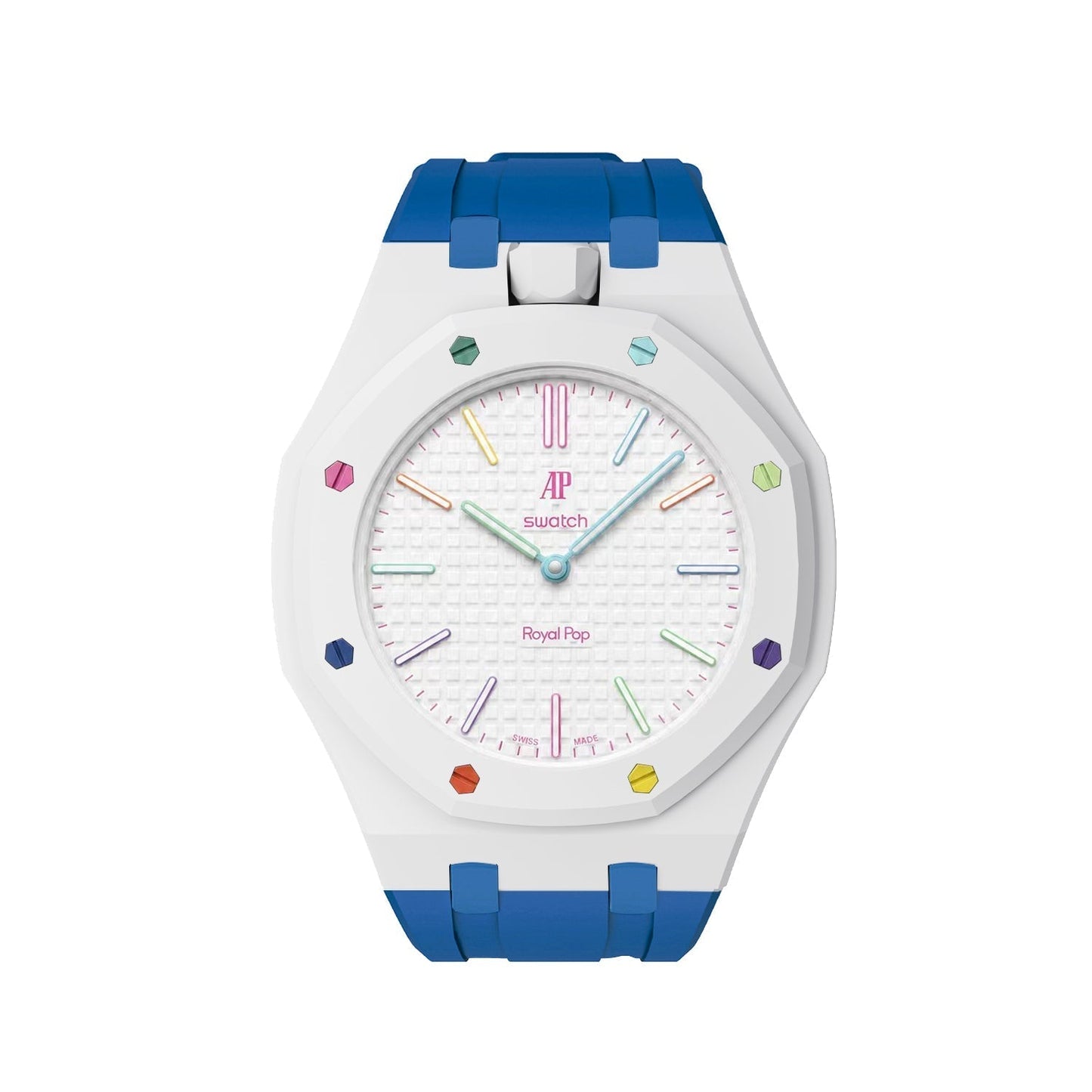 [KELA]Royal Oak Pop Exclusive Bioceramic Case & Silicone Strap Mix Color