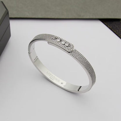 [KELA]MOVE NOA FULL-PAVÉ DIAMOND BANGLE BRACELET