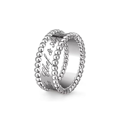 [KELA]SIGNATURE DUAL-BEADED BAND RING