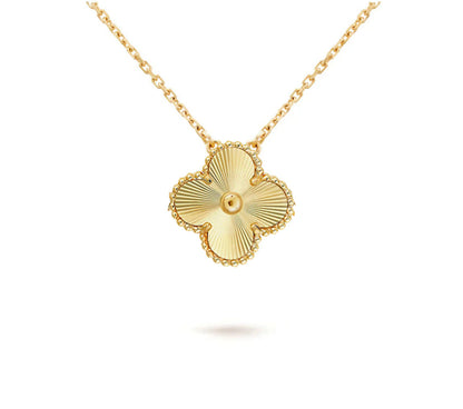 [KELA]15MM CLOVER FLOWER PENDANT NECKLACE COLLECTION