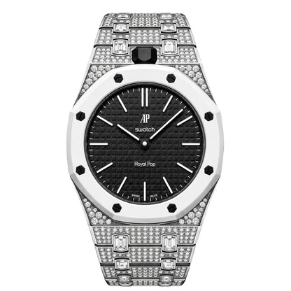 [KELA]Royal Oak Pop Exclusive Bioceramic Case & Bioceramic Strap Full Diamond