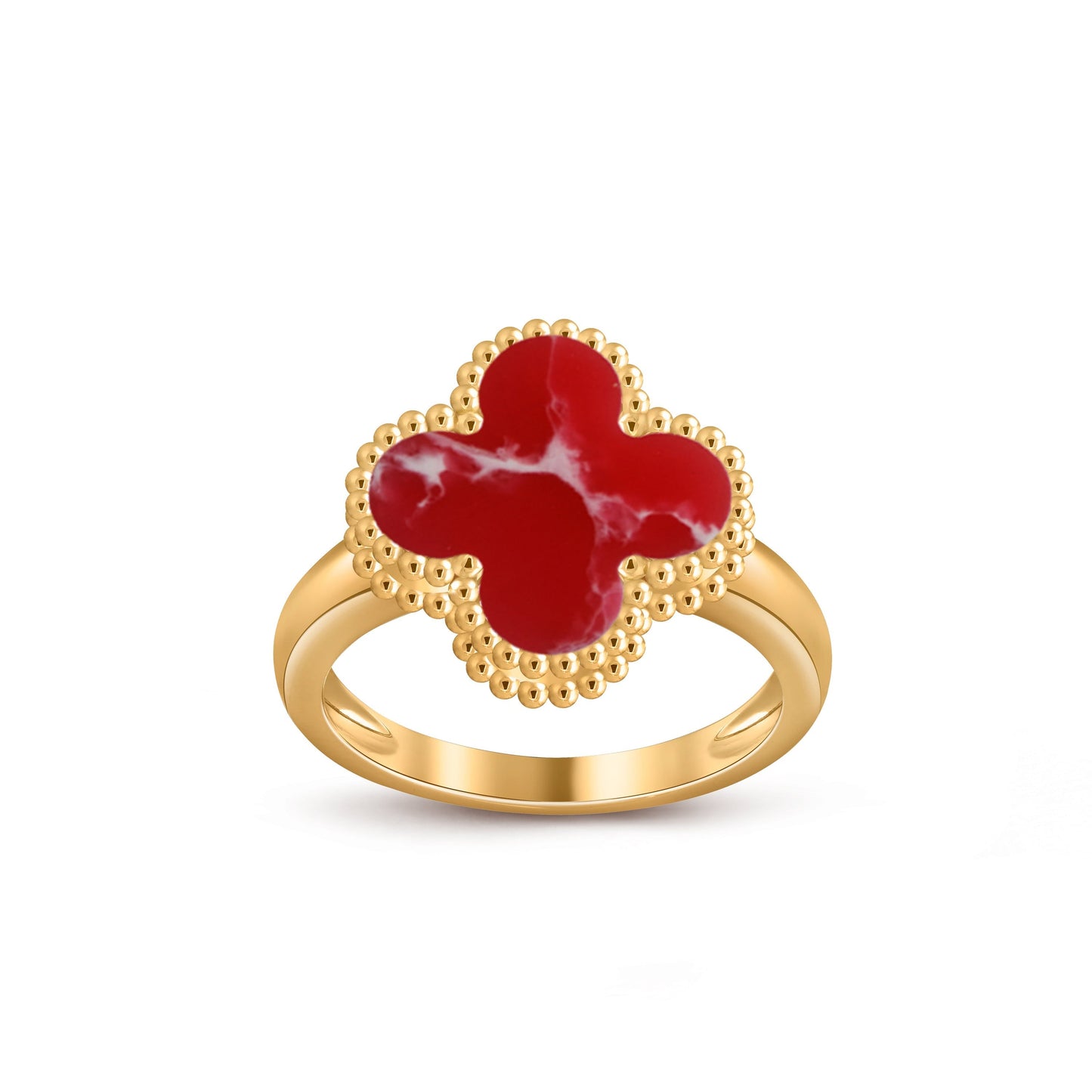 [KELA]LUCKY CLOVER VINTAGE GOLD RING COLLECTION