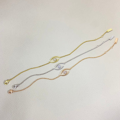 [KELA]LUCKY EYE PAVÉ-SET DIAMOND BRACELET