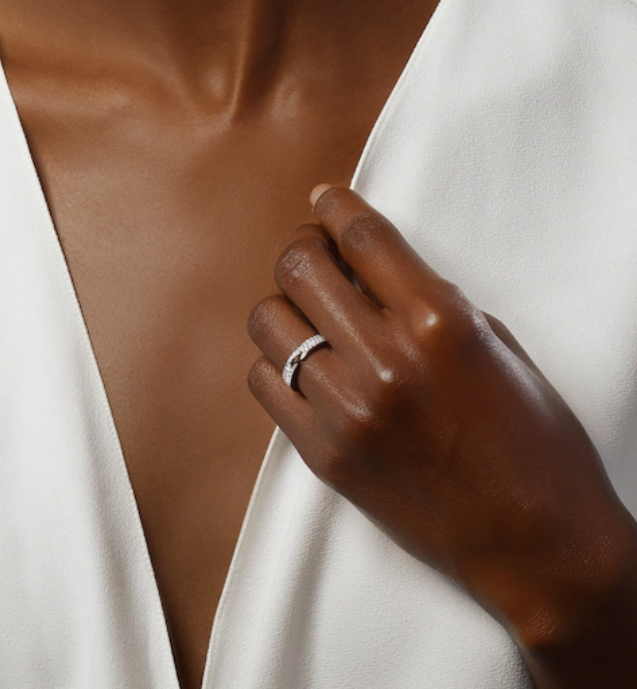 [KELA]ALLIANCE LIENS VIDENCE PAVED DIAMOND 4MM RING