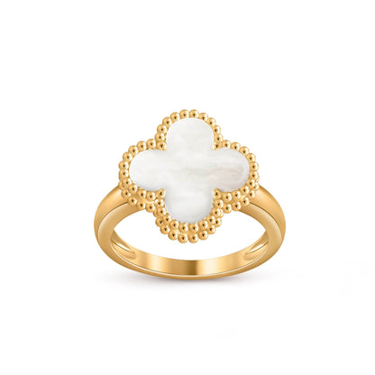 [KELA]LUCKY CLOVER VINTAGE GOLD RING COLLECTION