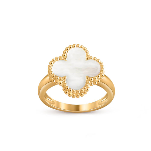 [KELA]LUCKY CLOVER VINTAGE GOLD RING COLLECTION