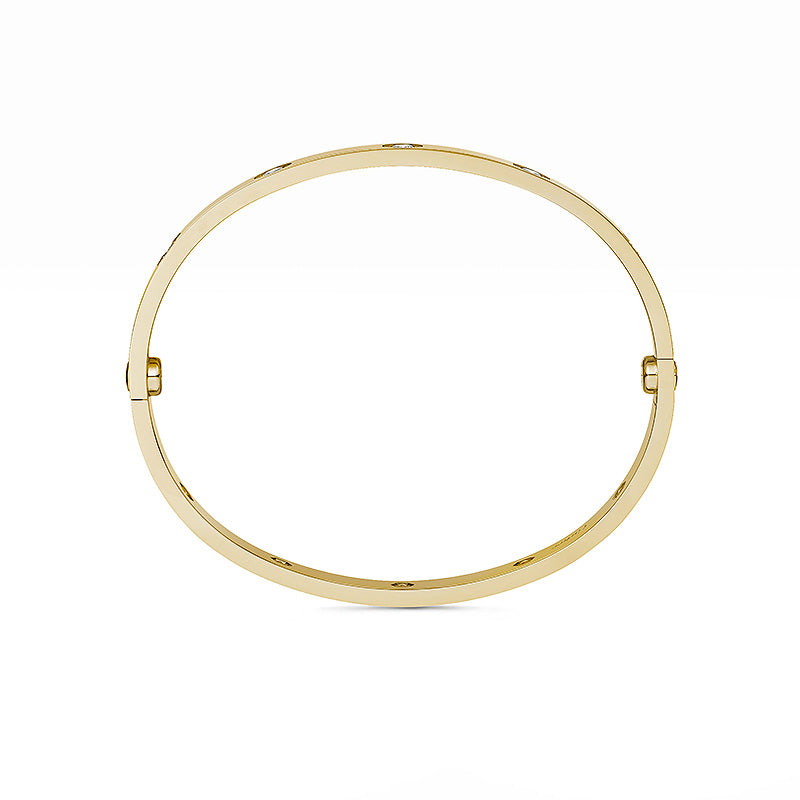 [KELA]CLASSIC 6.1MM LOVE BANGLE - 10-DIAMOND