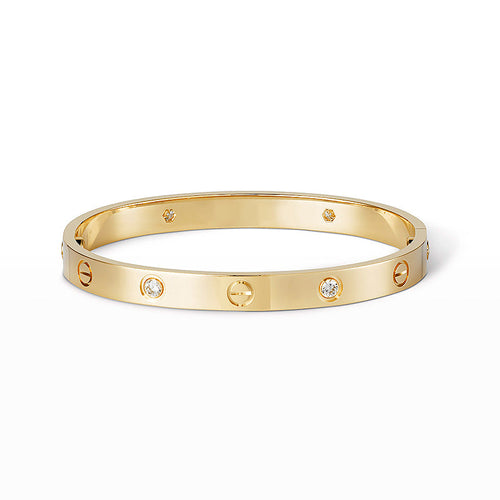 [KELA]CLASSIC 6.1MM LOVE BANGLE - 4-DIAMOND