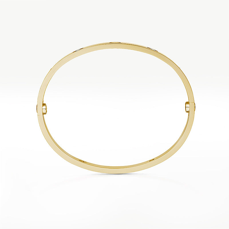[KELA]CLASSIC 6.1MM LOVE BANGLE - 4-DIAMOND