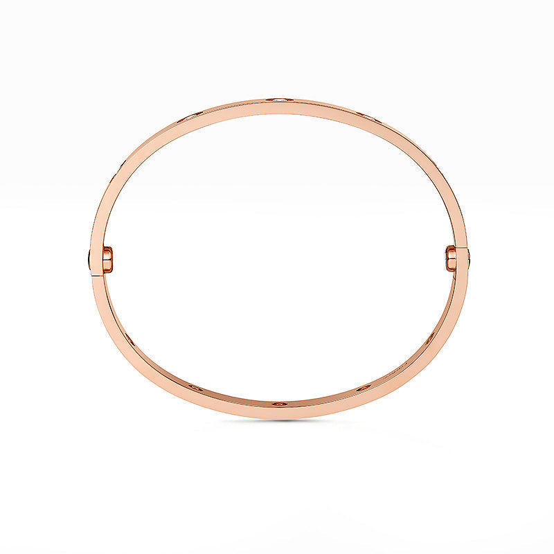[KELA]CLASSIC 6.1MM LOVE BANGLE - 10-DIAMOND