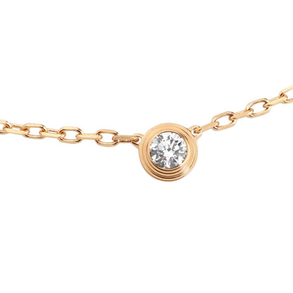 [KELA]LOVE SCREW PENDANT SINGLE DIAMOND NECKLACE