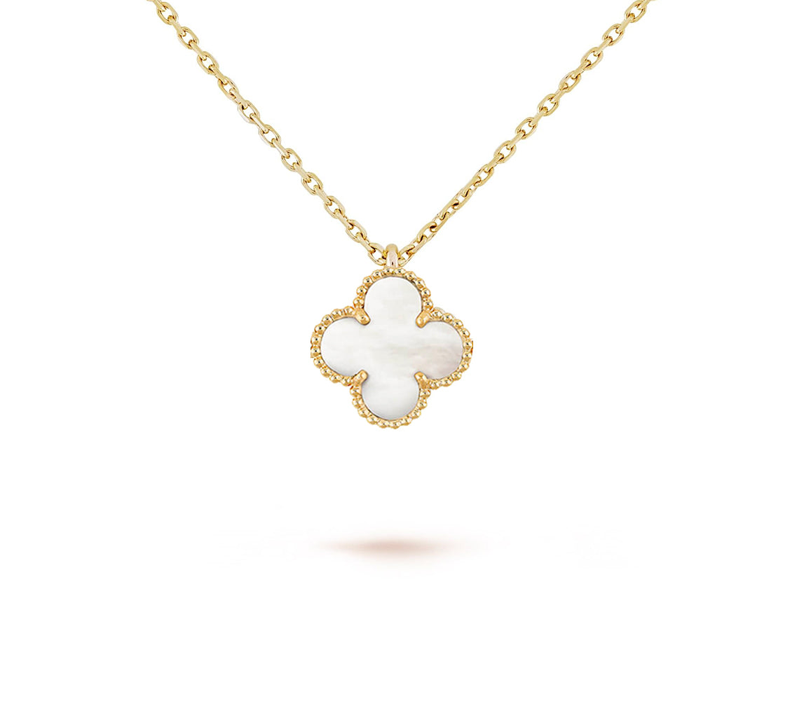 [KELA]9.5MM MINI CLOVER PENDANT NECKLACE COLLECTION