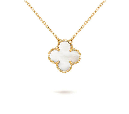 [KELA]15MM CLOVER FLOWER PENDANT NECKLACE COLLECTION