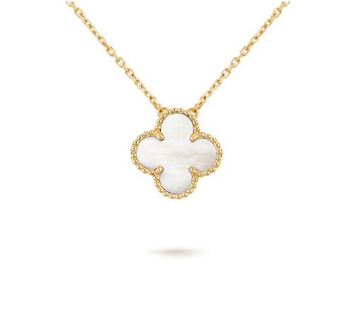 [KELA]15MM CLOVER FLOWER PENDANT NECKLACE COLLECTION