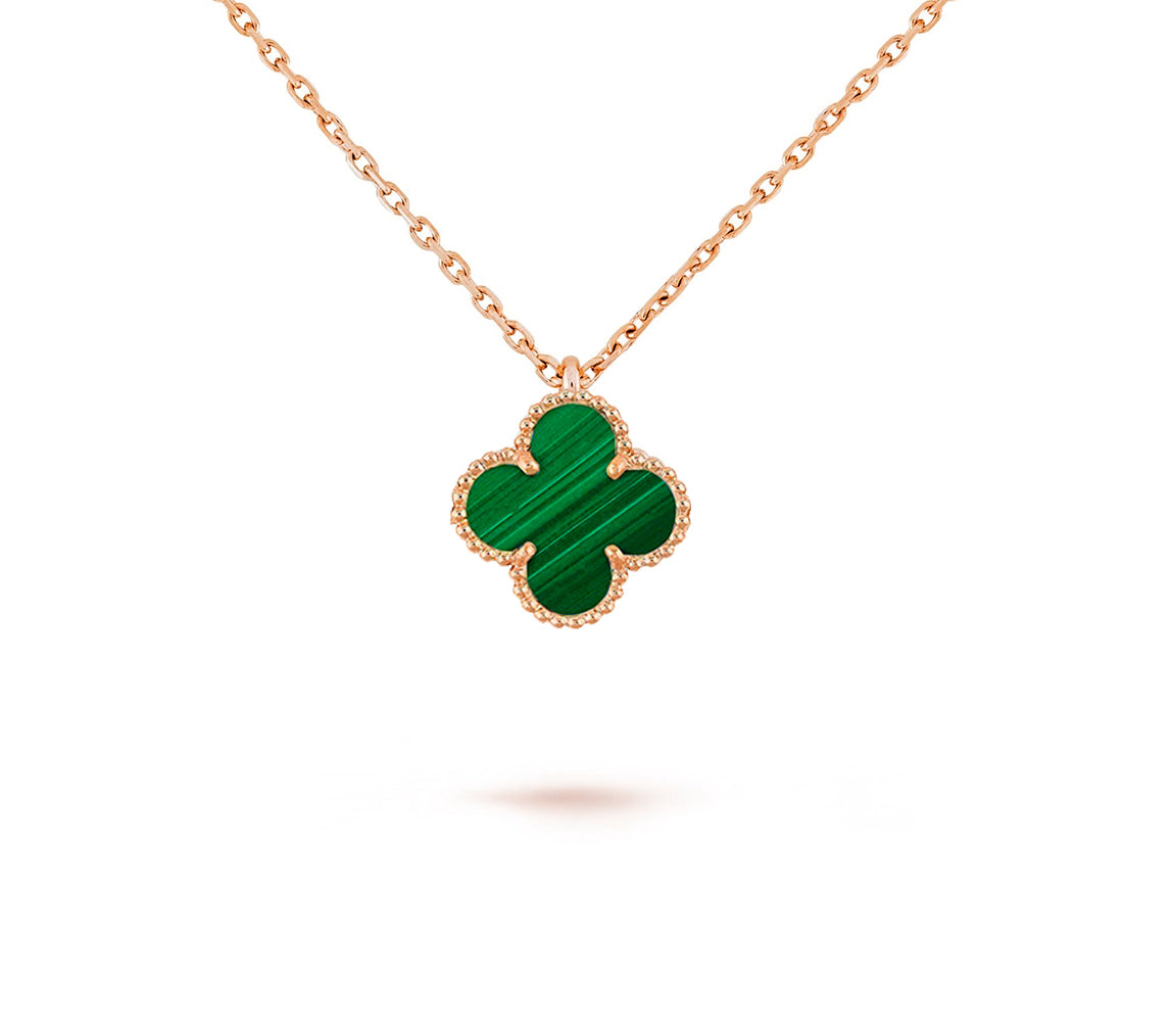 [KELA]9.5MM MINI CLOVER PENDANT NECKLACE COLLECTION
