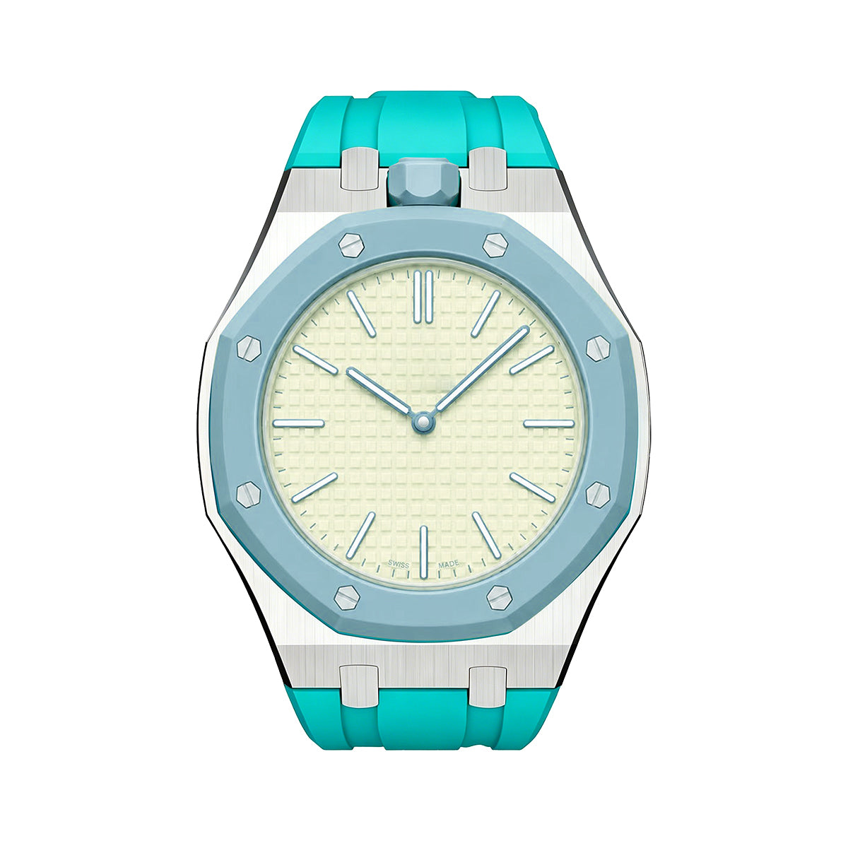 [KELA]ROYAL OAK POP EXCLUSIVE STEEL CASE & SILICONE STRAP