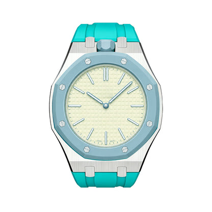 [KELA]ROYAL OAK POP EXCLUSIVE STEEL CASE & SILICONE STRAP