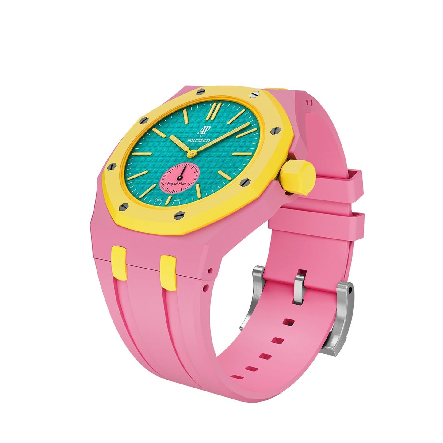 [KELA]Royal Oak Pop Exclusive Bioceramic Case & Silicone Strap Mix Color