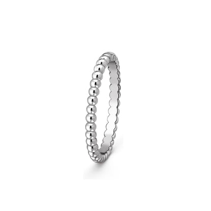 [KELA]SIGNATURE PERLÉE BEADED BAND RING