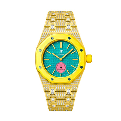 [KELA]Royal Oak Pop Exclusive Bioceramic Case & Bioceramic Strap Full Diamond