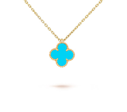 [KELA]9.5MM MINI CLOVER PENDANT NECKLACE COLLECTION