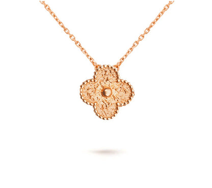 [KELA]15MM CLOVER FLOWER PENDANT NECKLACE COLLECTION