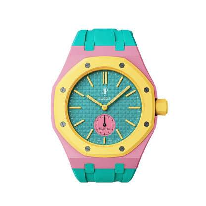 [KELA]Royal Oak Pop Exclusive Bioceramic Case & Silicone Strap Mix Color