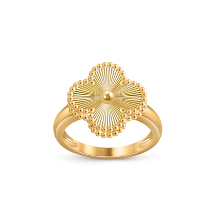 [KELA]LUCKY CLOVER VINTAGE GOLD RING COLLECTION