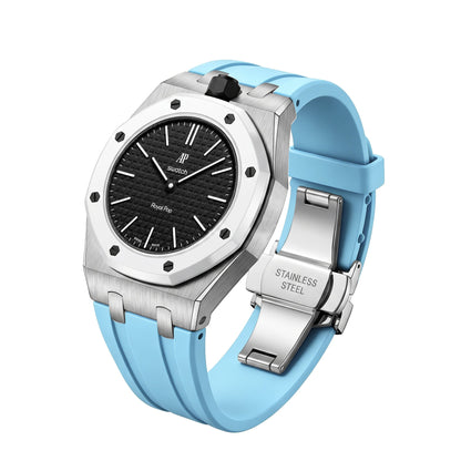 [KELA]Royal Oak Pop Exclusive Steel Case & Silicone Strap With Cradle