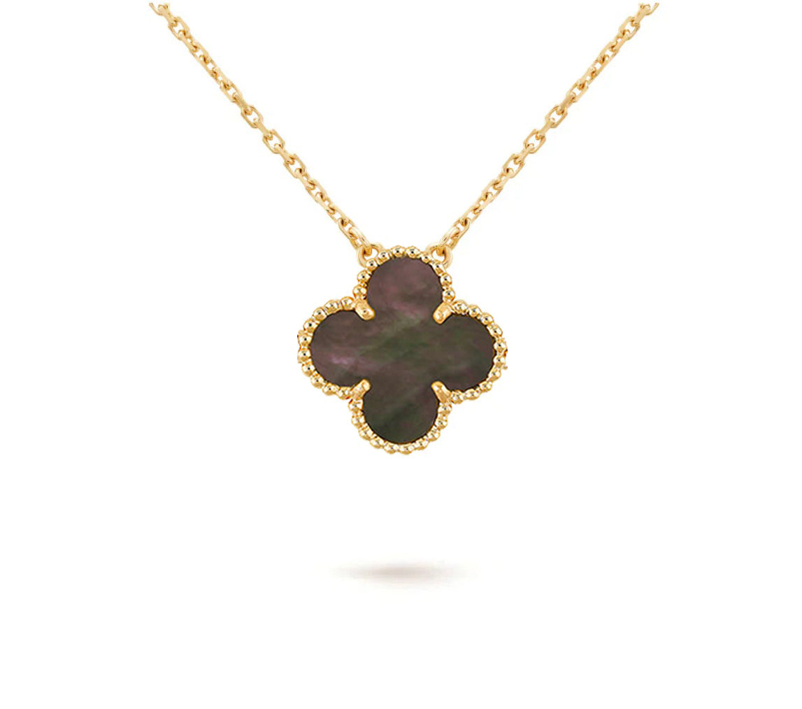 [KELA]15MM CLOVER FLOWER PENDANT NECKLACE COLLECTION