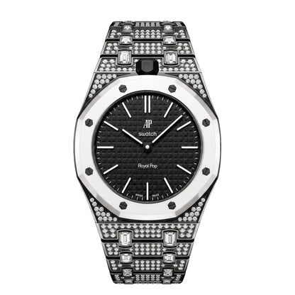 [KELA]Royal Oak Pop Exclusive Bioceramic Case & Bioceramic Strap Full Diamond