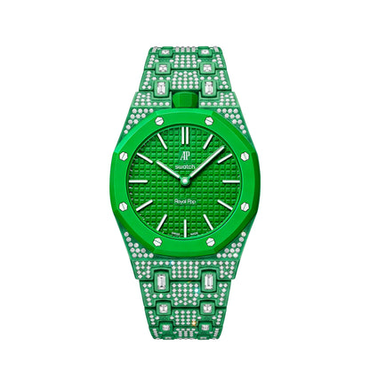 [KELA]Royal Oak Pop Exclusive Bioceramic Case & Bioceramic Strap Full Diamond