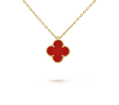 [KELA]9.5MM MINI CLOVER PENDANT NECKLACE COLLECTION