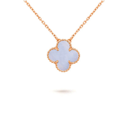 [KELA]15MM CLOVER FLOWER PENDANT NECKLACE COLLECTION