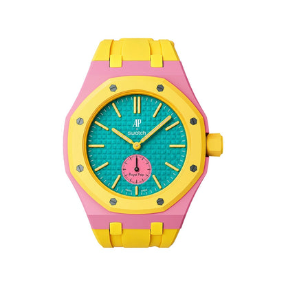 [KELA]Royal Oak Pop Exclusive Bioceramic Case & Silicone Strap Mix Color