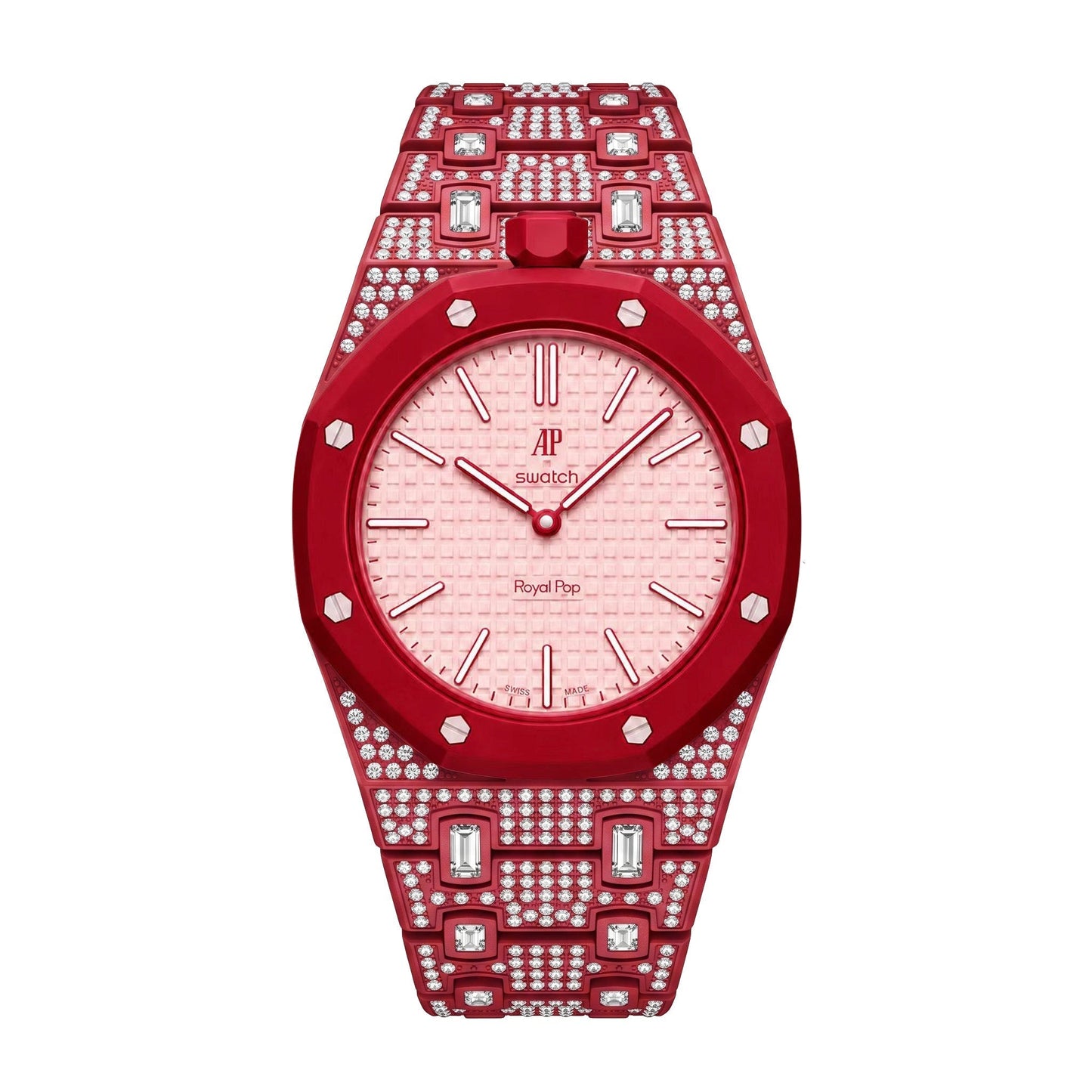 [KELA]Royal Oak Pop Exclusive Bioceramic Case & Bioceramic Strap Full Diamond