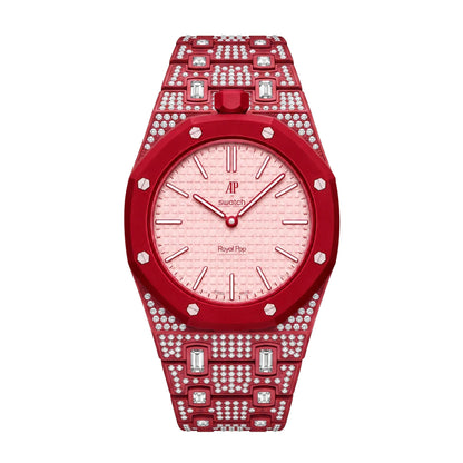 [KELA]Royal Oak Pop Exclusive Bioceramic Case & Bioceramic Strap Full Diamond