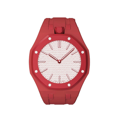 [KELA]OAK POP EXCLUSIVE RED SILICONE STRAP