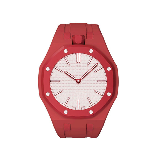 [KELA]OAK POP EXCLUSIVE RED SILICONE STRAP