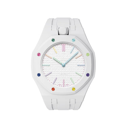 [KELA]OAK POP EXCLUSIVE  WHITE SILICONE STRAP