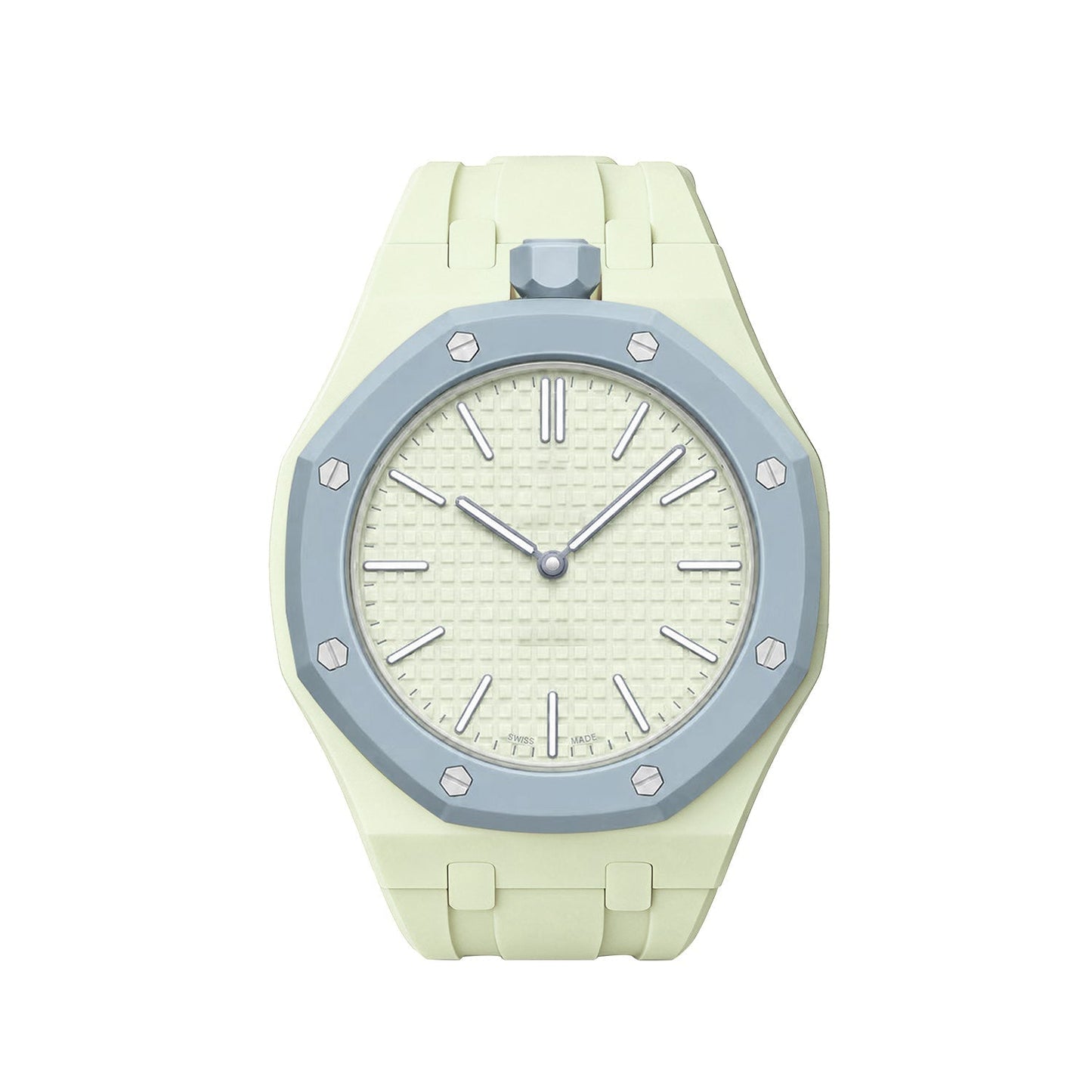 [KELA]OAK POP EXCLUSIVE CREAMY YELLOW SILICONE STRAP