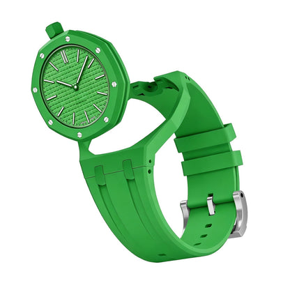 [KELA]OAK POP EXCLUSIVE GREEN SILICONE STRAP