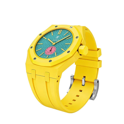 [KELA]OAK POP EXCLUSIVE YELLOW SILICONE STRAP