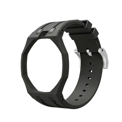 [KELA]OAK POP EXCLUSIVE BLACK SILICONE STRAP