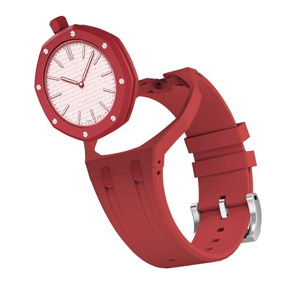 [KELA]OAK POP EXCLUSIVE RED SILICONE STRAP