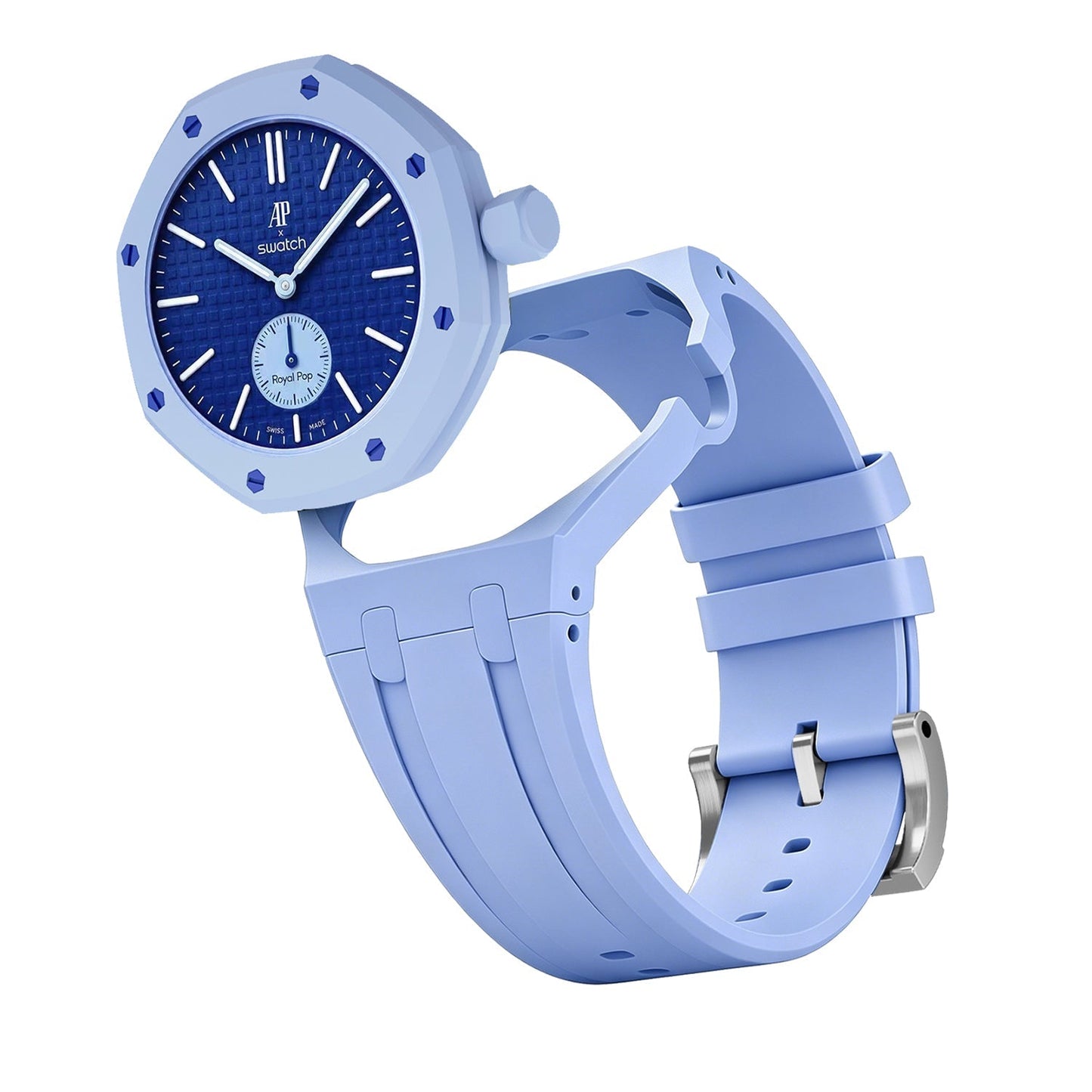 [KELA]OAK POP EXCLUSIVE LIGHT BLUE SILICONE STRAP
