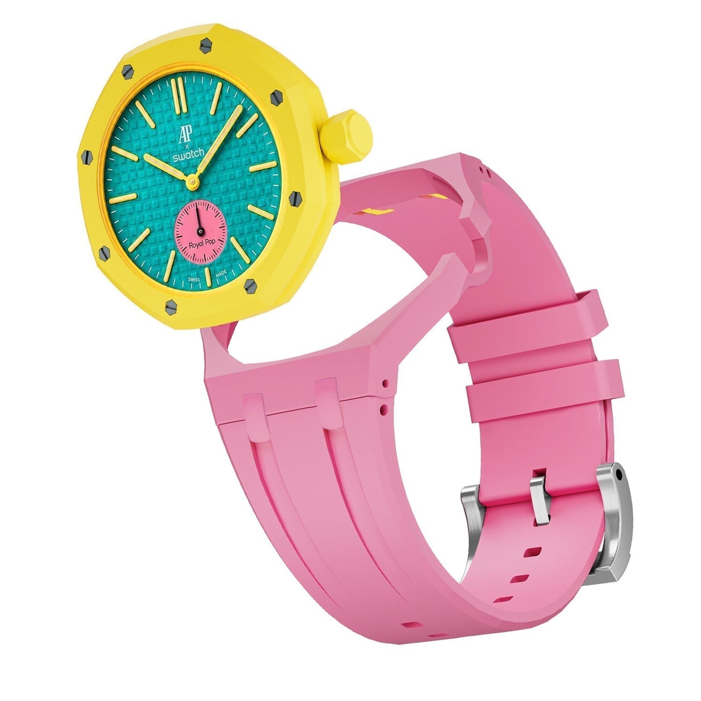 [KELA]OAK POP EXCLUSIVE PINK SILICONE STRAP