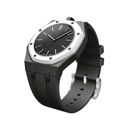 [KELA]OAK POP EXCLUSIVE BLACK SILICONE STRAP